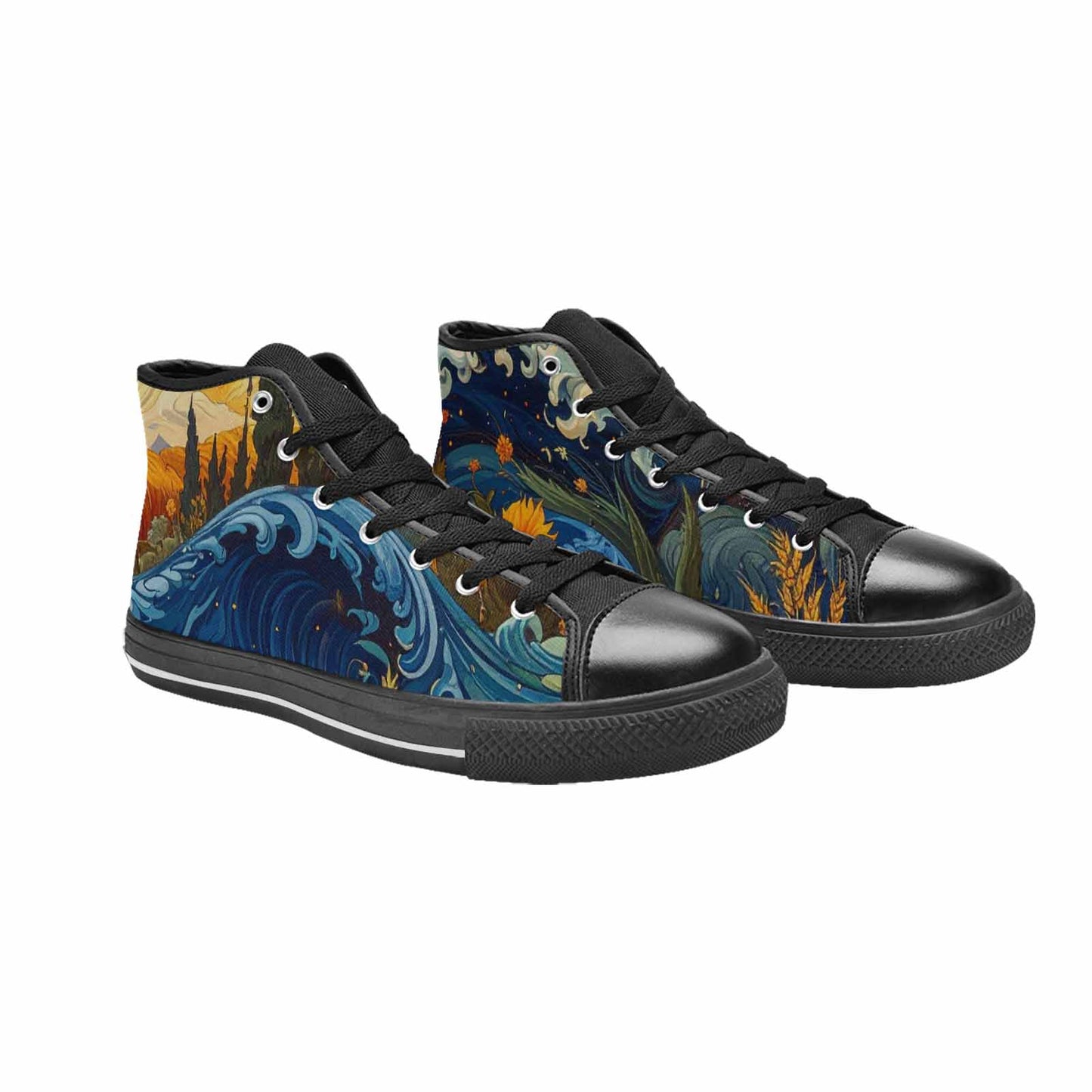MEN'S Blend All Versions High Top Canvas Dark Academia Shoes