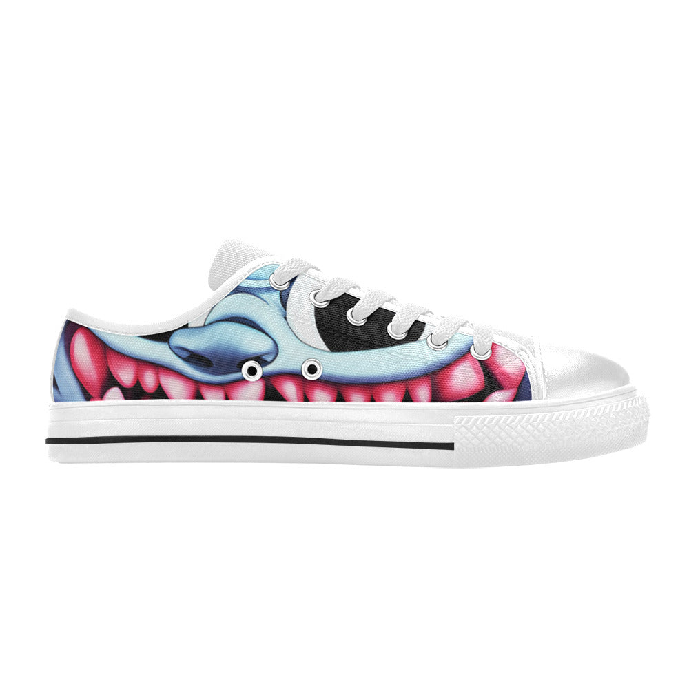 MEN'S Blue Rage Horror 2 Canvas Y2K Custom Sneakers