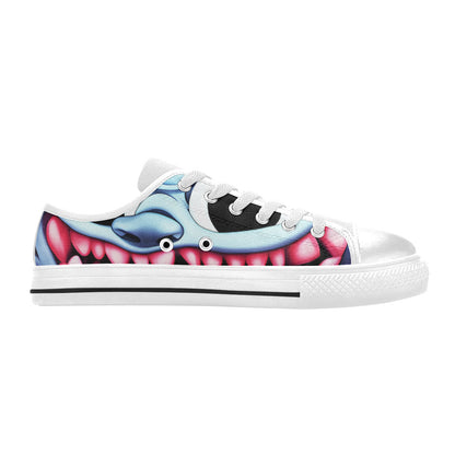 MEN'S Blue Rage Horror 2 Canvas Y2K Custom Sneakers