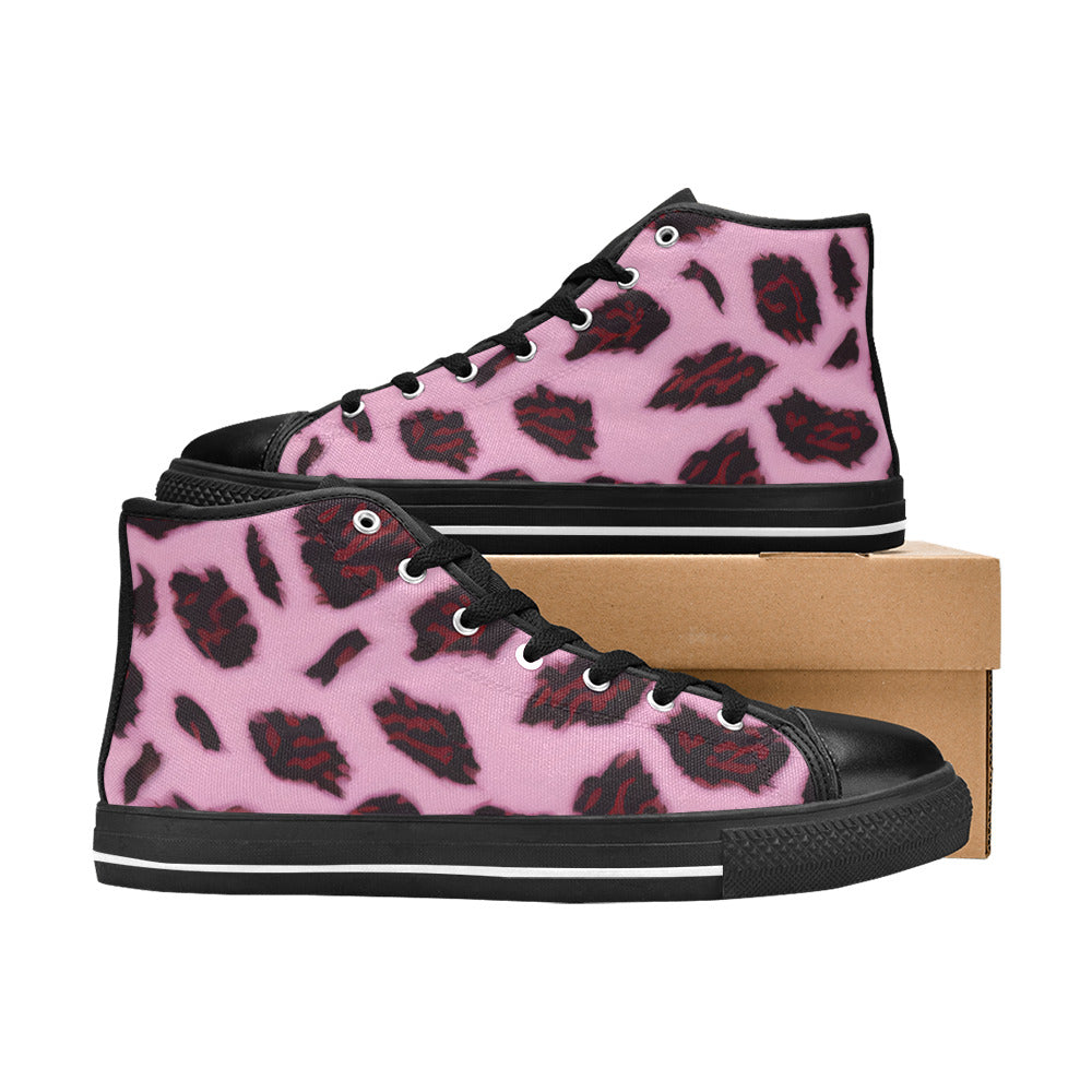 MEN'S Cc Animal Print Men’S High Top Canvas Vivid Shoes