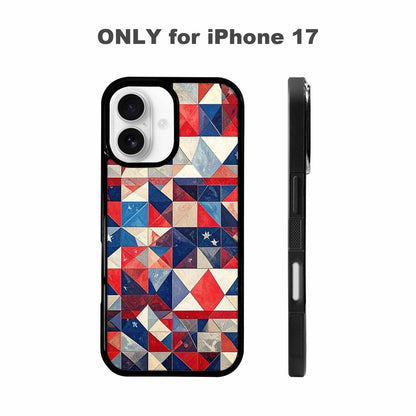 iPhone 17 Case — Small American Flag Stars Galaxy Space, Custom Made Phone Cover