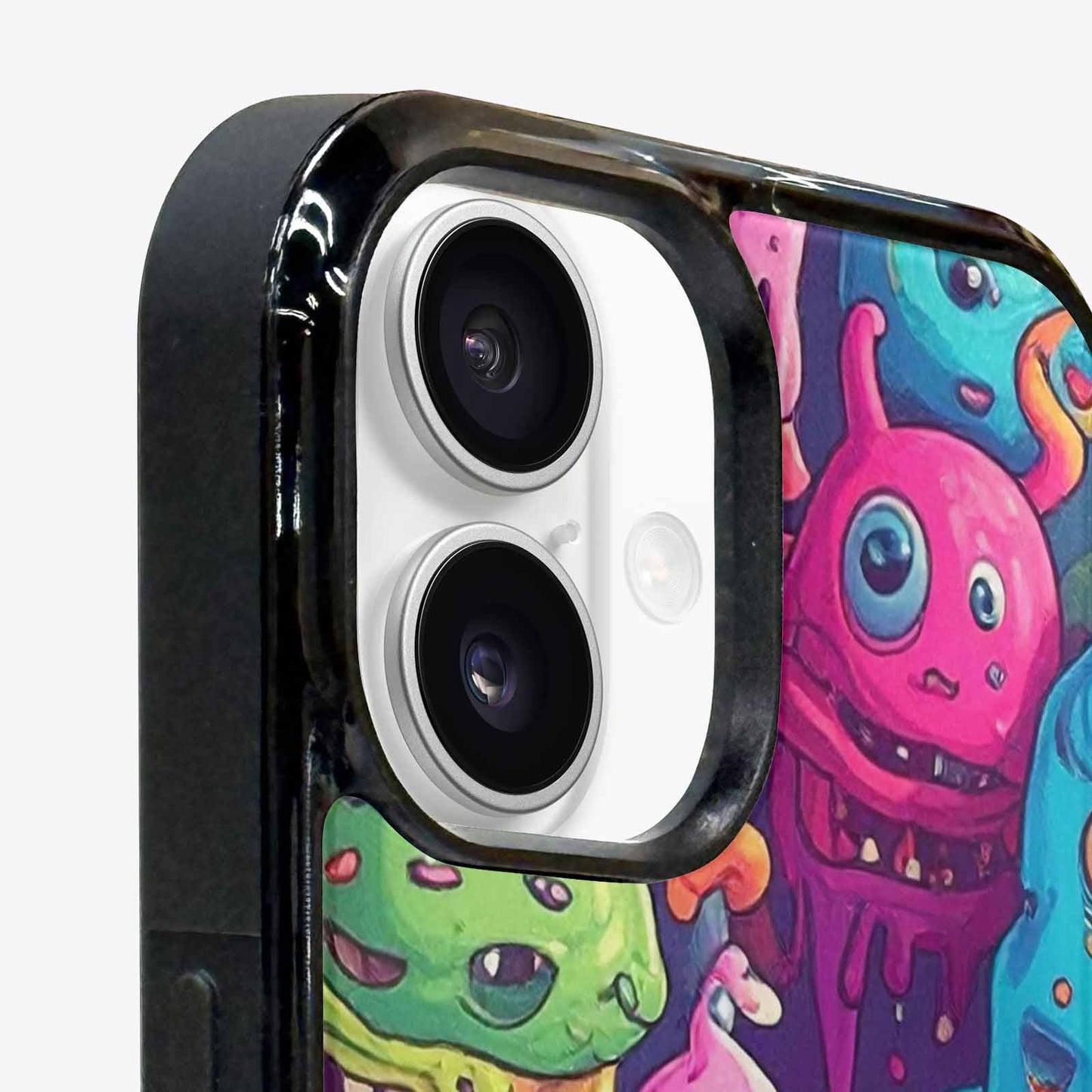 iPhone 16 Case — Melting Ice Cream Monster Charac, Custom Made Phone Cover