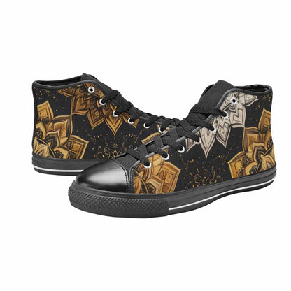 MEN'S Mandala High Top Canvas Aesthetic Custom Sneakers