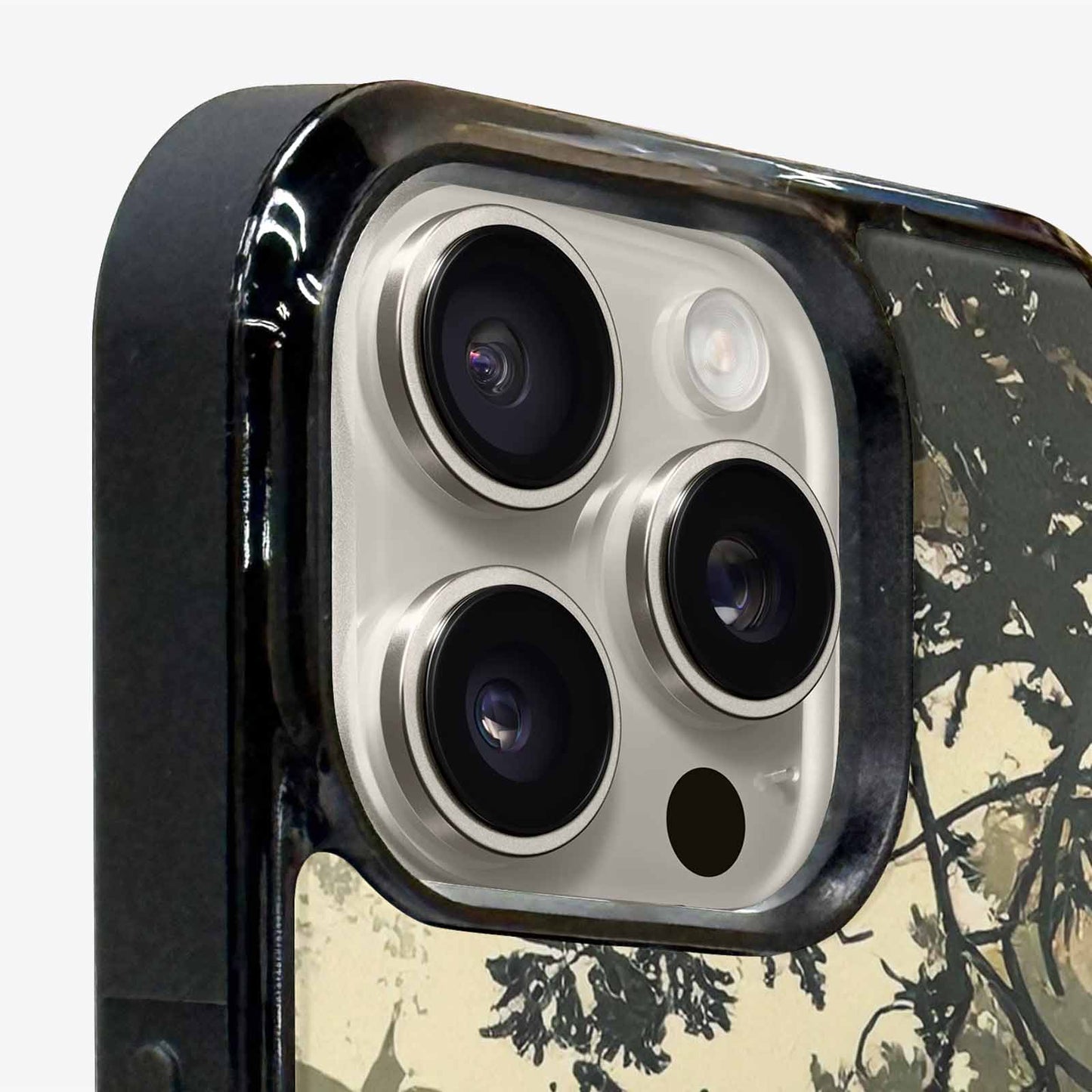 iPhone 16 Pro Max Case — Hunting Camouflage Pattern With Deer And, Custom Phone Case