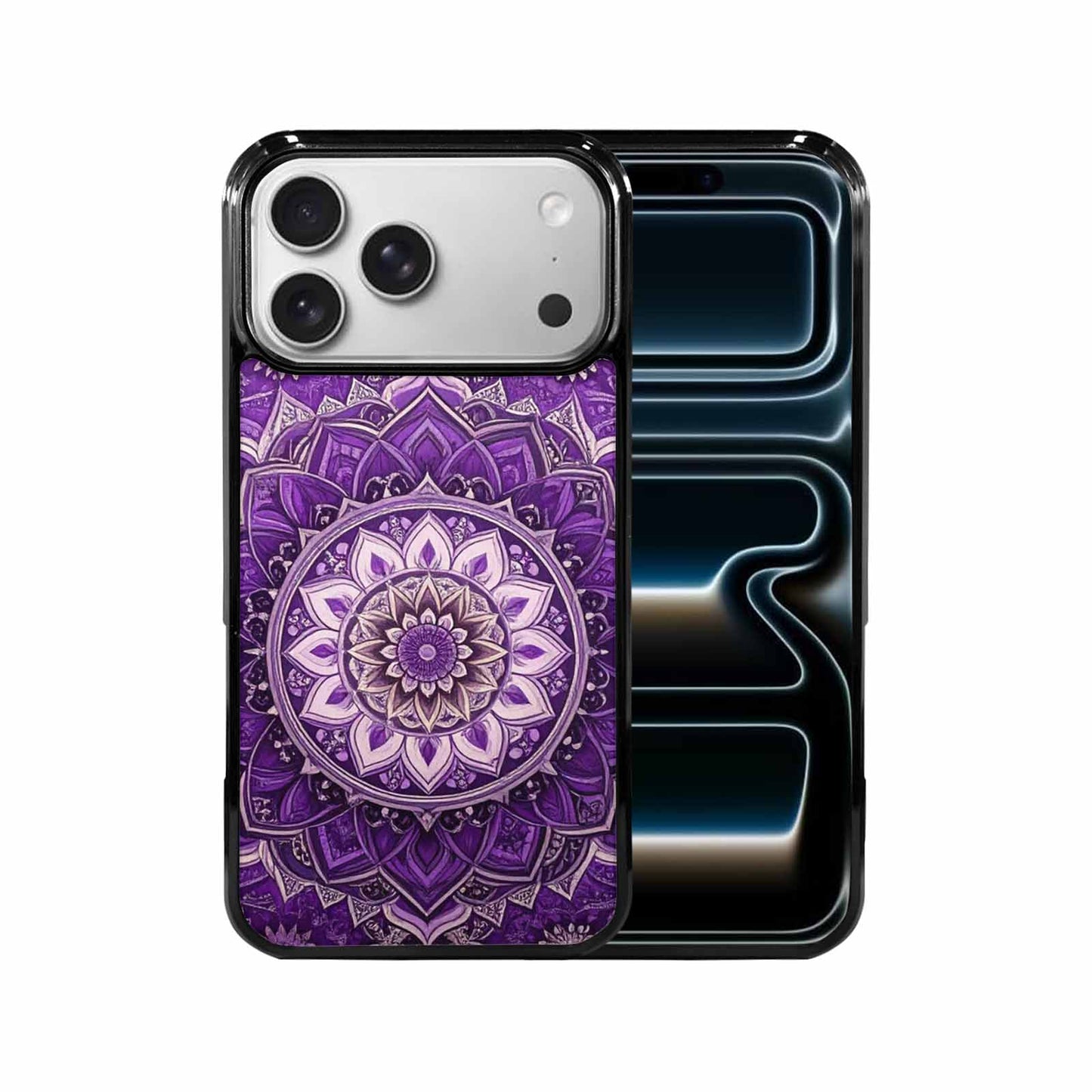 iPhone 17 Pro Max Case — Small Mandala Pattern, Randomly Floral, Unique Phone Case Design
