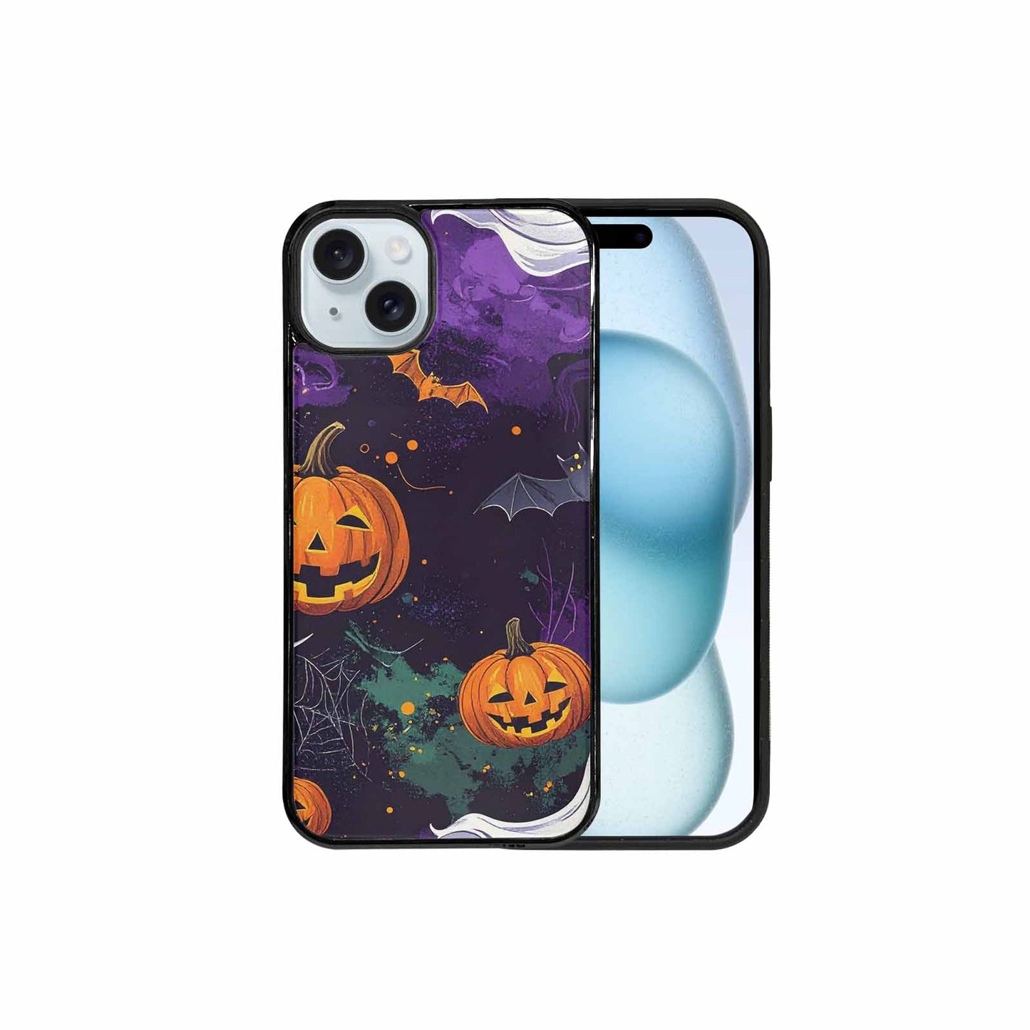 iPhone 15 Plus Case — Halloween Art Print Edge To Edge, Custom Print Case Cover