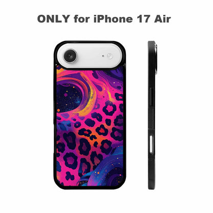 iPhone 17 Air Case — Leopard Print Galaxy Seamless Pattern Animal, Custom Designed Case Cover