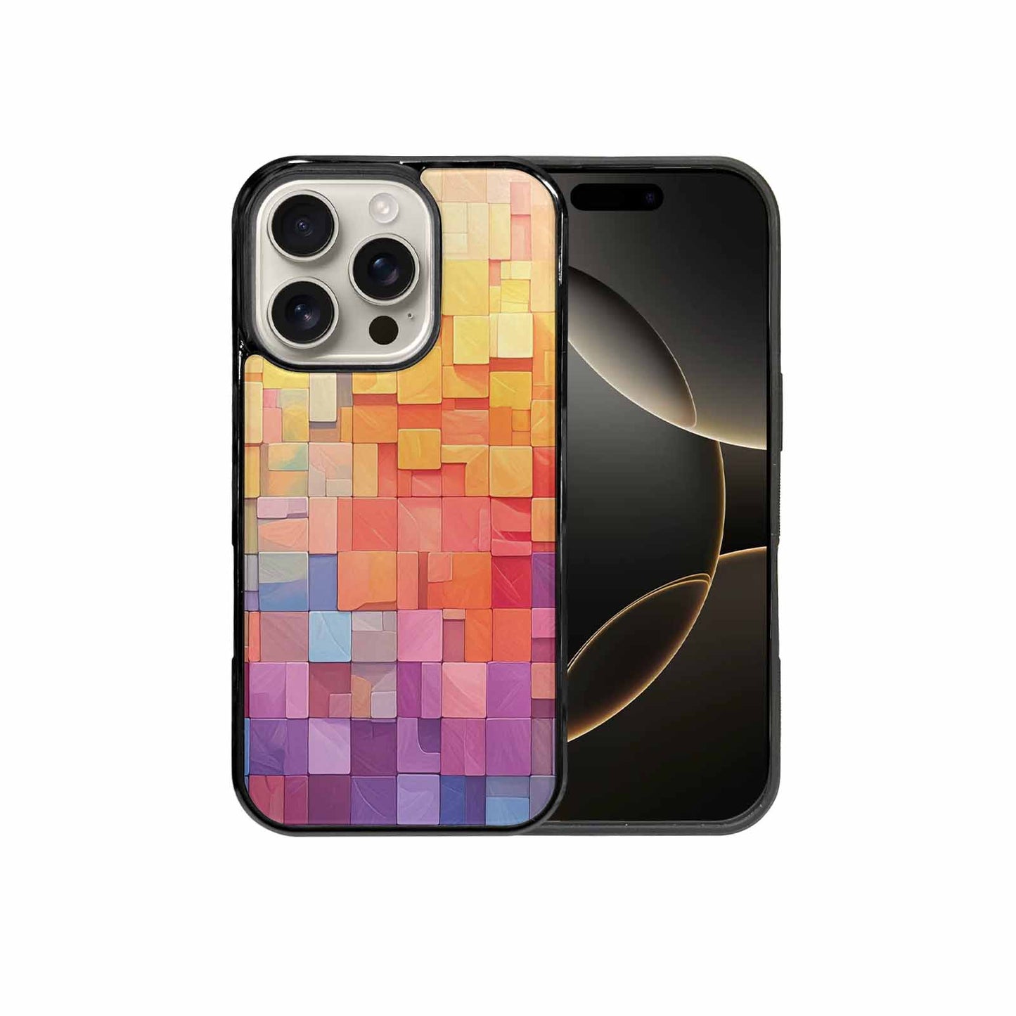 iPhone 16 Pro Case — Color Gradient Fade Pattern Hundreds Of, Customized Protective Case