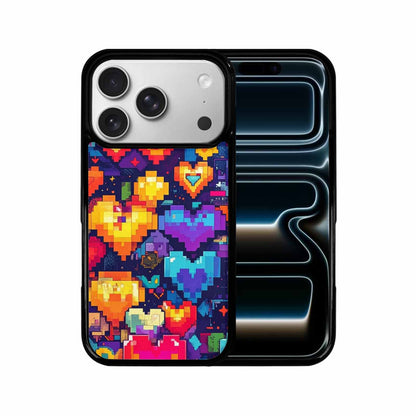 iPhone 17 Pro Case — Pixel Art Bit Burst Pattern Original, Personalized Phone Case