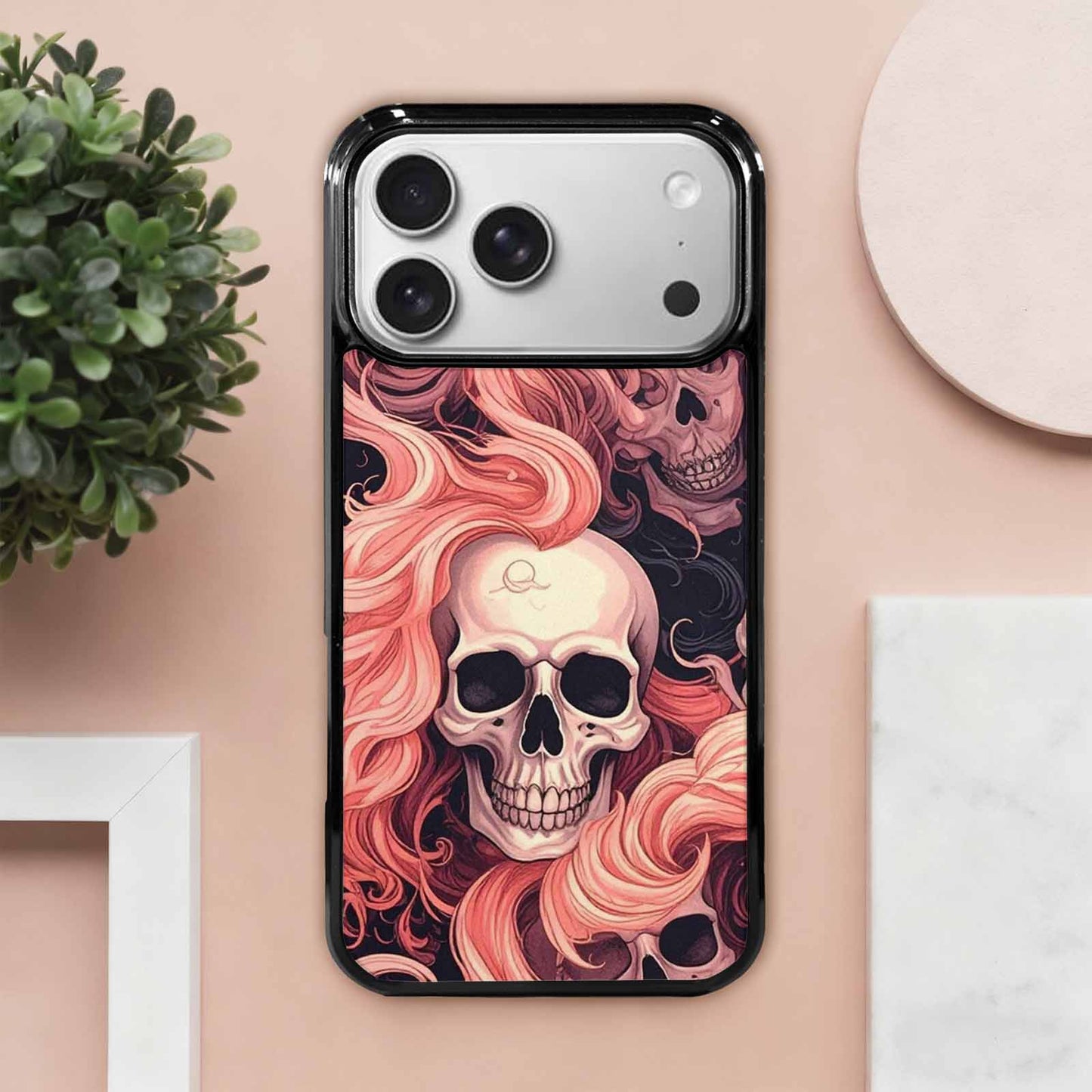 iPhone 17 Pro Max Case — Skull Dark Art Gothic Print Gothic, Original Design Phone Case