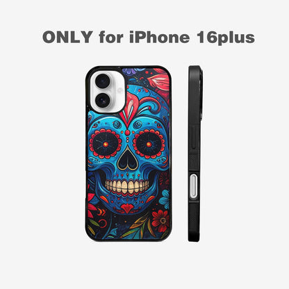 iPhone 16 Plus Case — Graffiti Skull, Custom Designed Case Cover