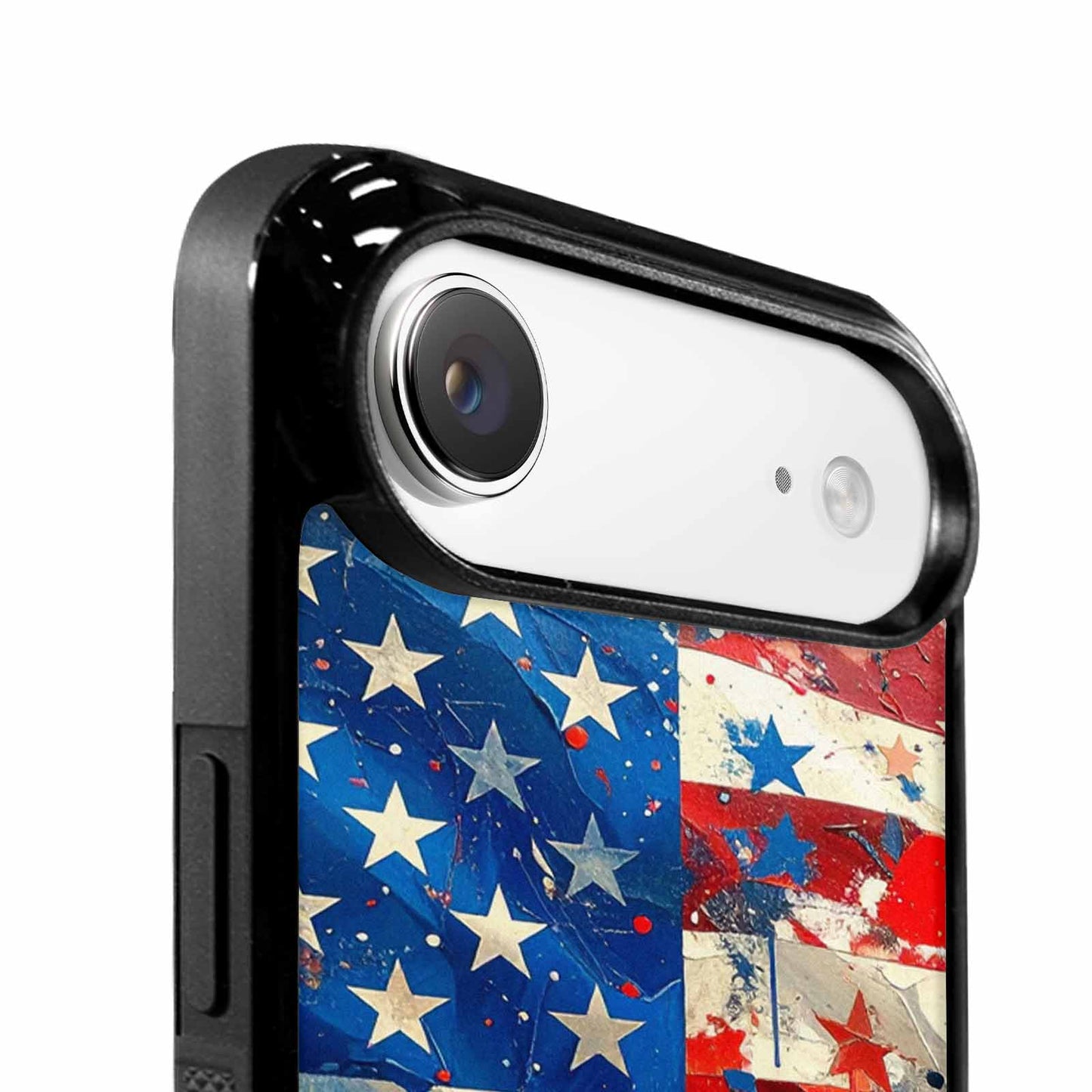 iPhone 17 Air Case — Patriotic Stars And Stripes American Galaxy, Customized Protective Case