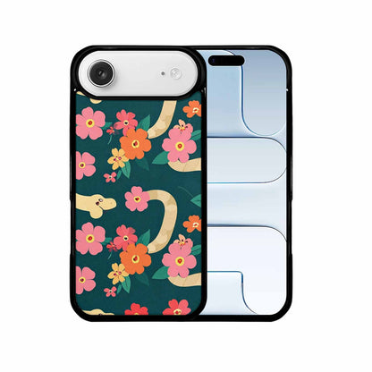 iPhone 17 Air Case — Snakes Print Floral Seamless Pattern Floral, Custom Printed Phone Case