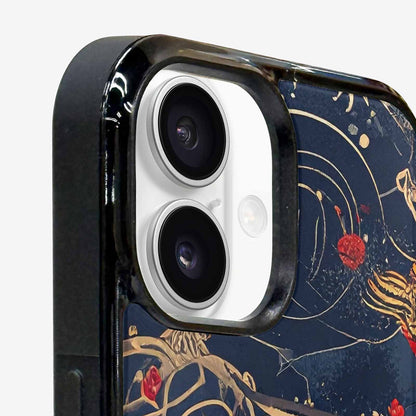 iPhone 16 Plus Case — Samurai Art Repeat Pattern, Customized Protective Case
