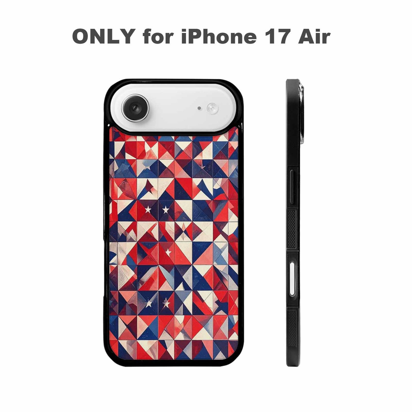 iPhone 17 Air Case — Small American Flag Stars And Galaxy, Custom Made Phone Cover