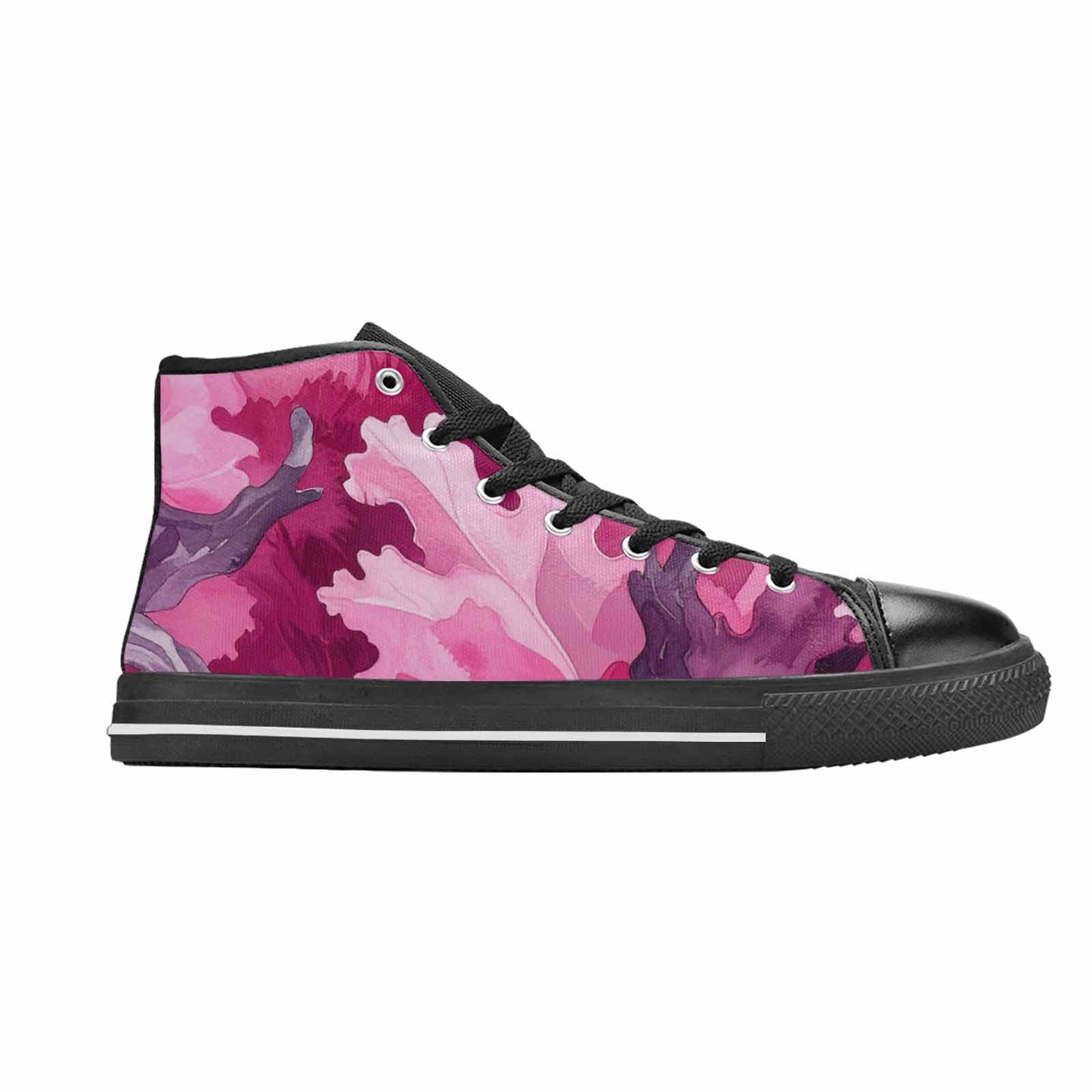 MEN'S Military Camouflage Blotch High Top Canvas Vivid Shoes