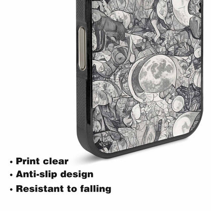 iPhone 16 Pro Max Case — Wolves Everywhere Collage Overlap Small Wolf, Custom Printed Phone Case