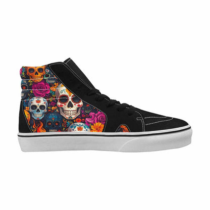 MEN'S Skull High Top Canvas Dreamcore Custom Sneakers