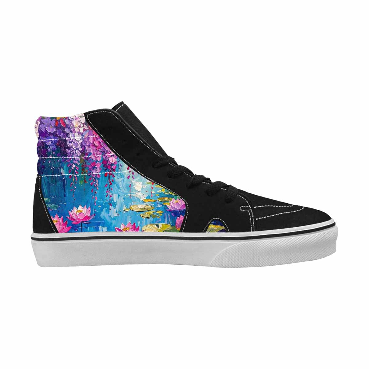 WOMEN'S Monet Full Color High Top Canvas One Of A Kind Vivid Sneakers