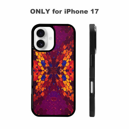 iPhone 17 Case — Snake Print Dark Seamless Animal Print, Custom Made Phone Cover