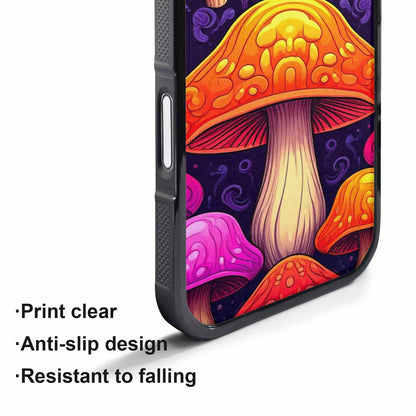 iPhone 17 Pro Max Case — Psychedelic Mushroom Cartoon Pattern Cartoon Cute, Personalized Phone Case