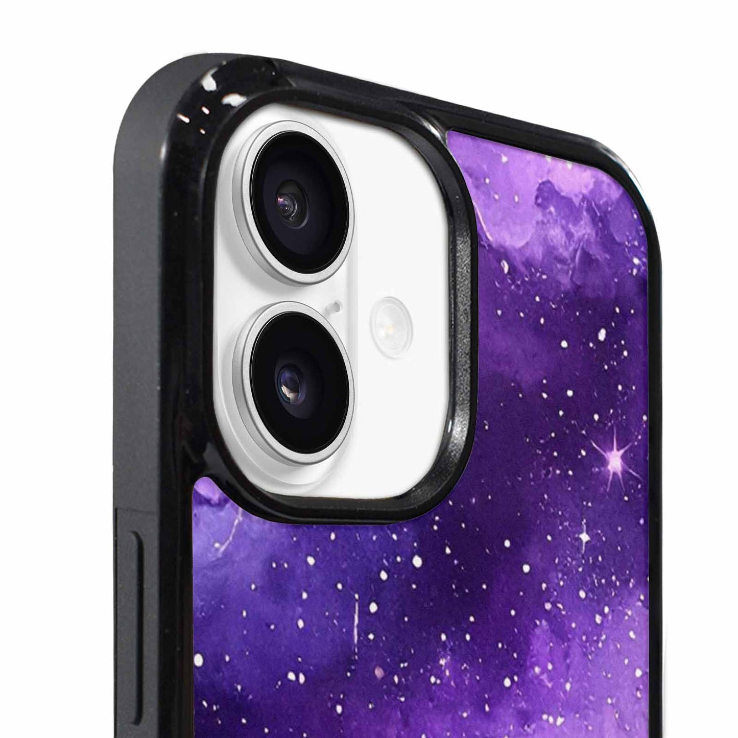 iPhone 17 Case — Galaxy Art Purple Nebula Galaxy Space, Custom Designed Case Cover