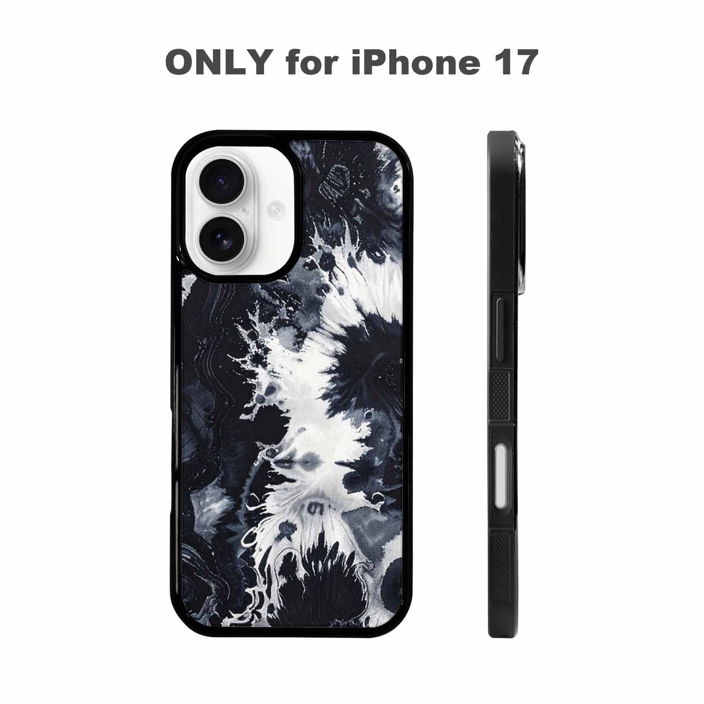iPhone 17 Case — Black White Animal Print Custom Animal, Customized Protective Case