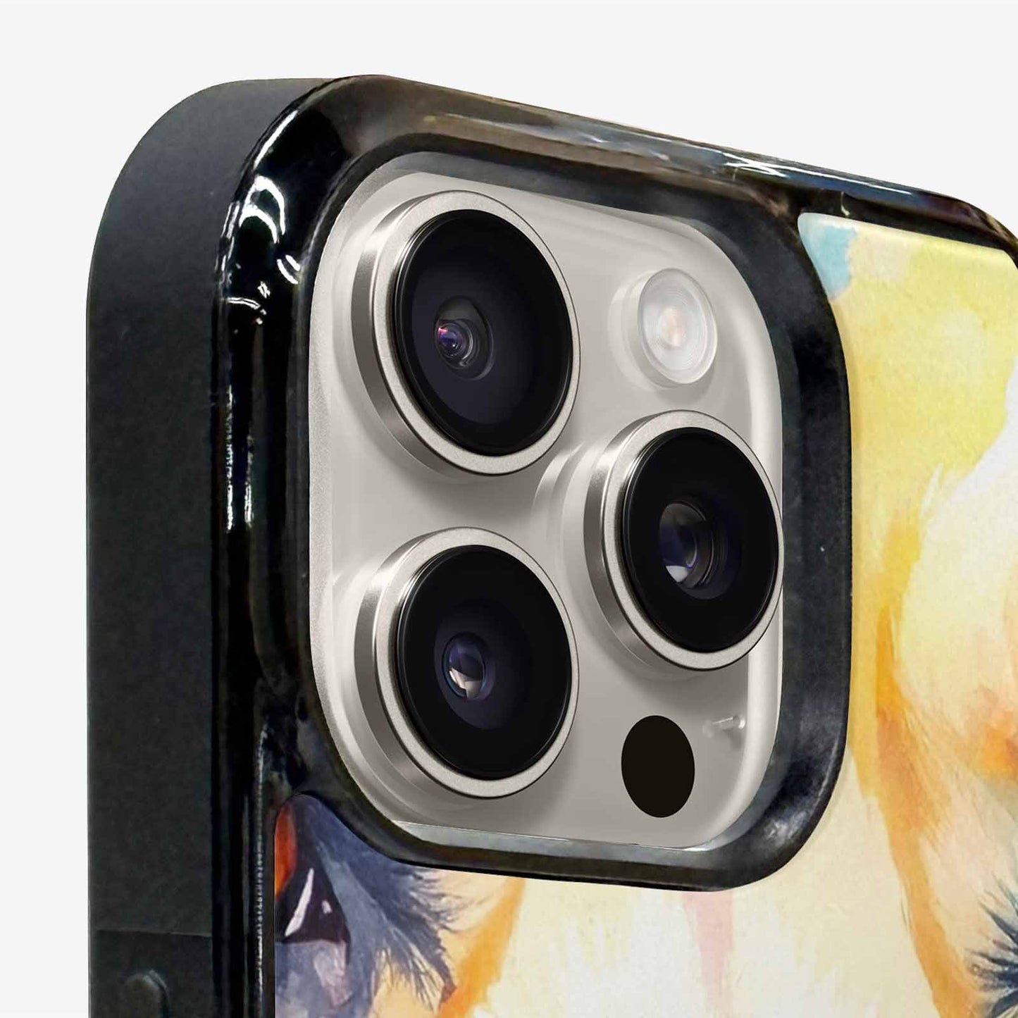 iPhone 16 Pro Max Case — Golden Retriever Watercolor Art Pattern, Unique Phone Case Design