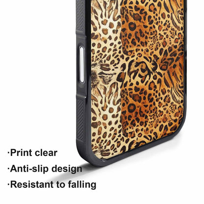 iPhone 17 Pro Max Case — Small Animal Print Pattern, Animal Print, Original Design Phone Case