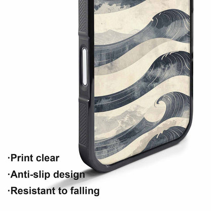 iPhone 17 Pro Max Case — Vintage Americana Wave Retro Vintage, Custom Print Case Cover