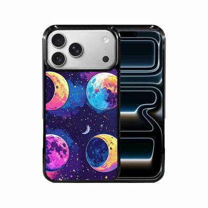 iPhone 17 Pro Max Case — Neon Winter Moon Cartoon Cute, Personalized Phone Case