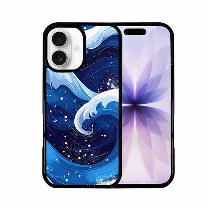 iPhone 17 Case — Glossy Winter Wave Cartoon Cute, Custom Print Case Cover