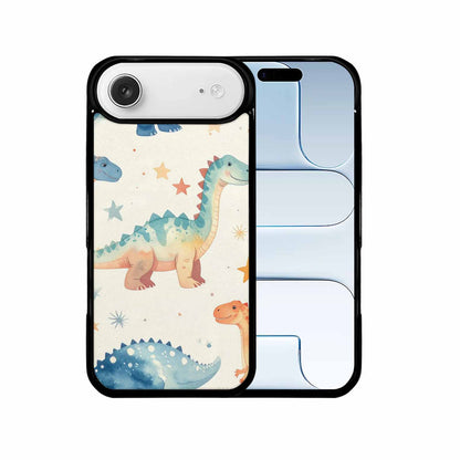iPhone 17 Air Case — Retro Dinosaurs Star Burst Galaxy Space, Custom Phone Case