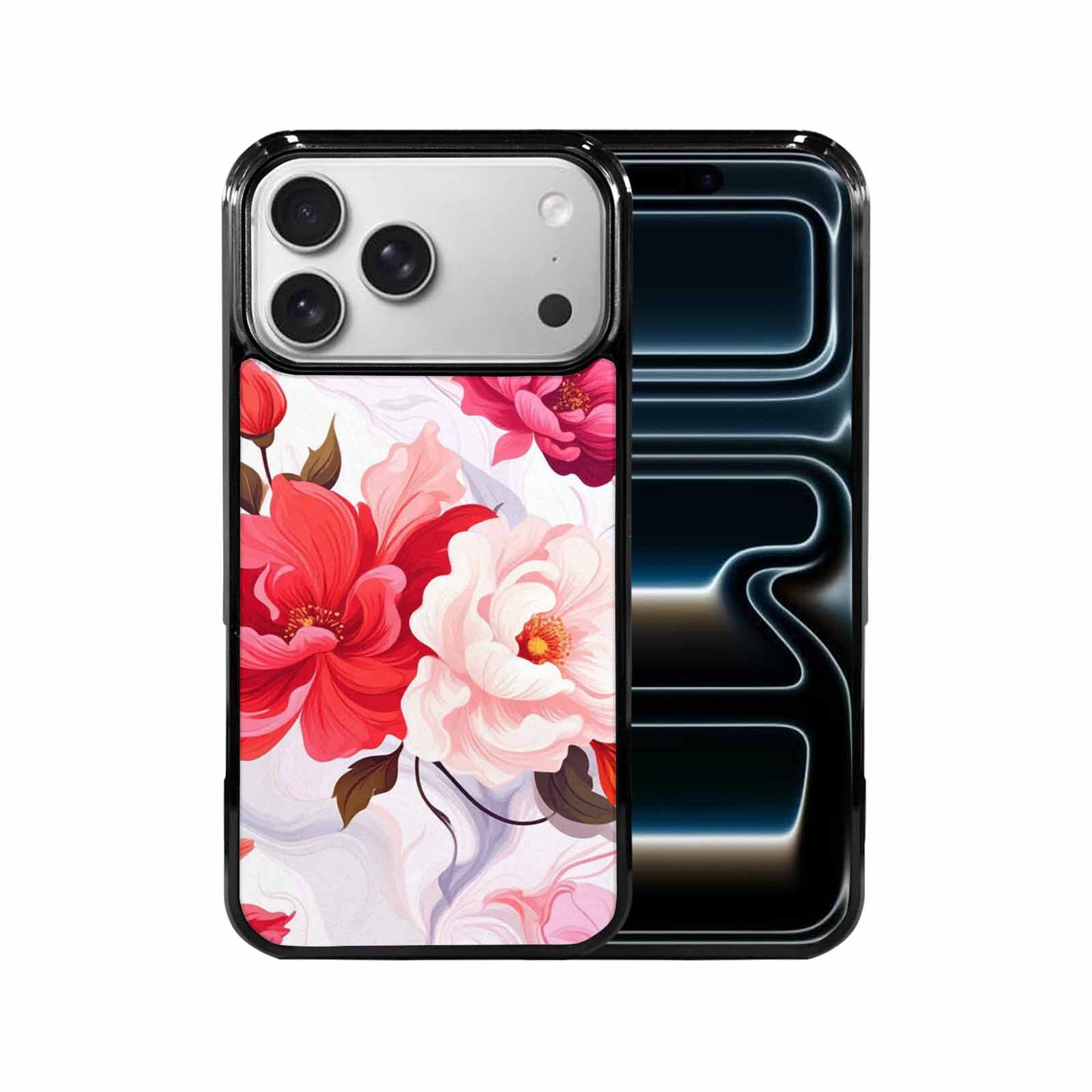 iPhone 17 Pro Max Case — Marble Floral, Original Design Phone Case