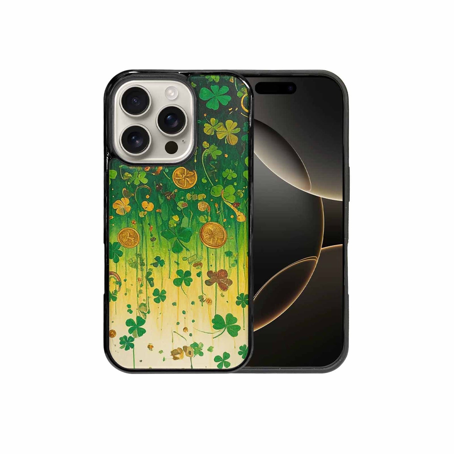 iPhone 16 Pro Case — St Patrick\'s Clover St Patrick\'s Clover, Custom Printed Phone Case