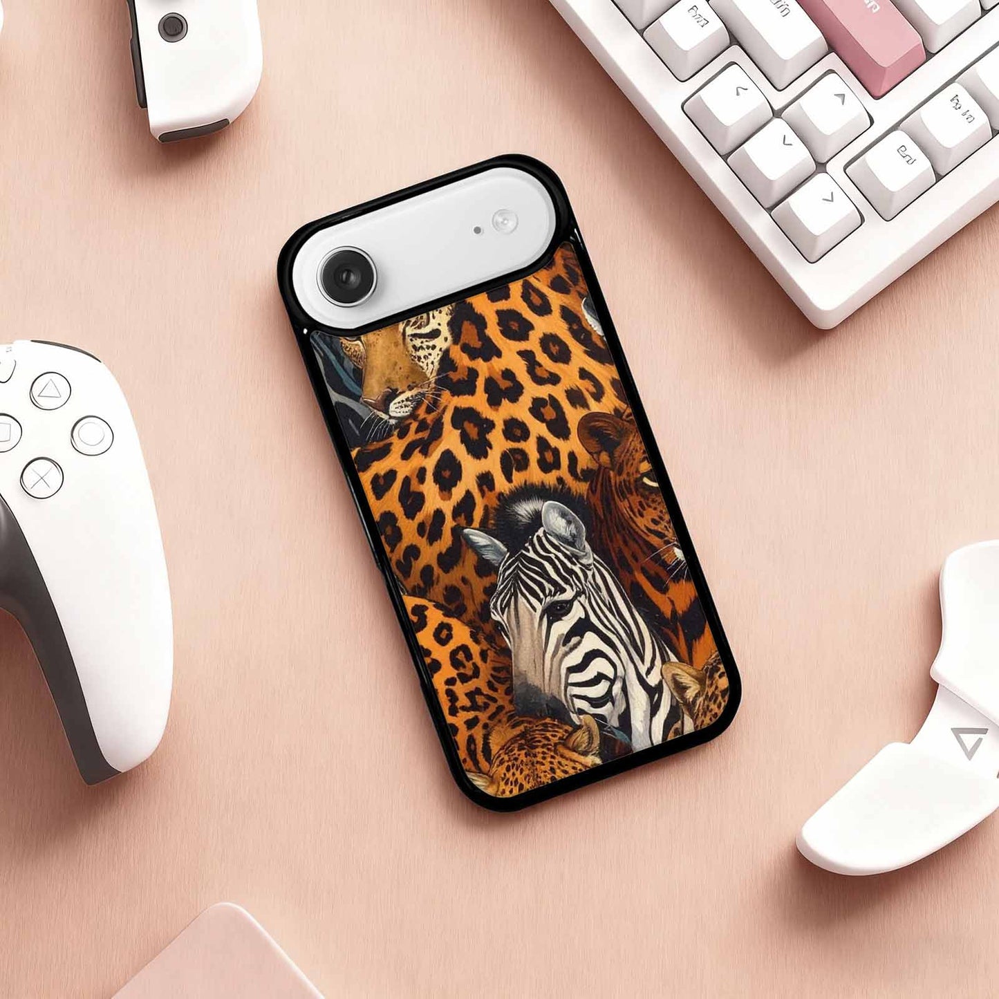 iPhone 17 Air Case — Small Animal Print Pattern Randomly Animal, Personalized Phone Case