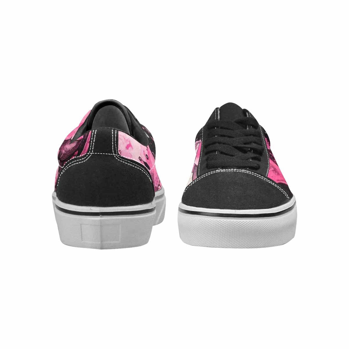 WOMEN'S Ice Cream Motif Lace-Up Canvas Aesthetic Custom Shoes