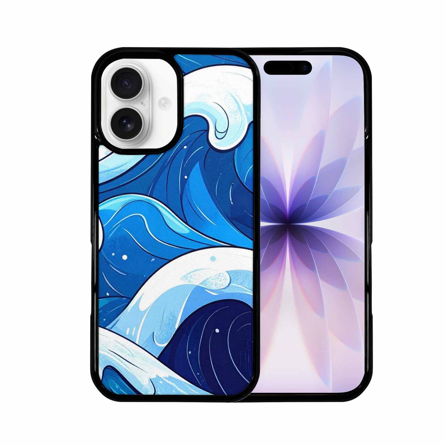 iPhone 17 Case — Glossy Winter Wave Cartoon Cute, Personalized Phone Case