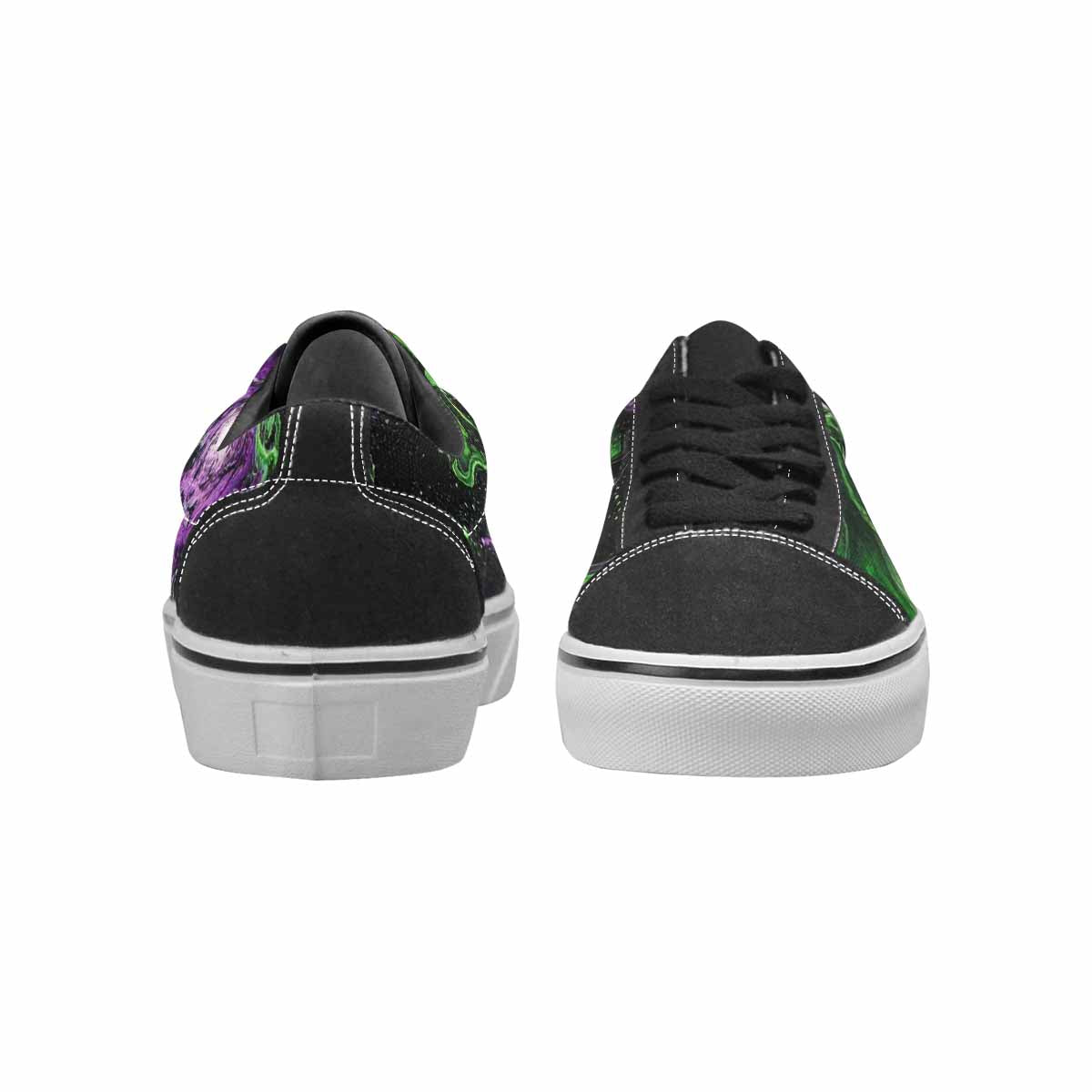 WOMEN'S Galaxy Nebula Lace-Up Canvas Dreamlike Custom Shoes
