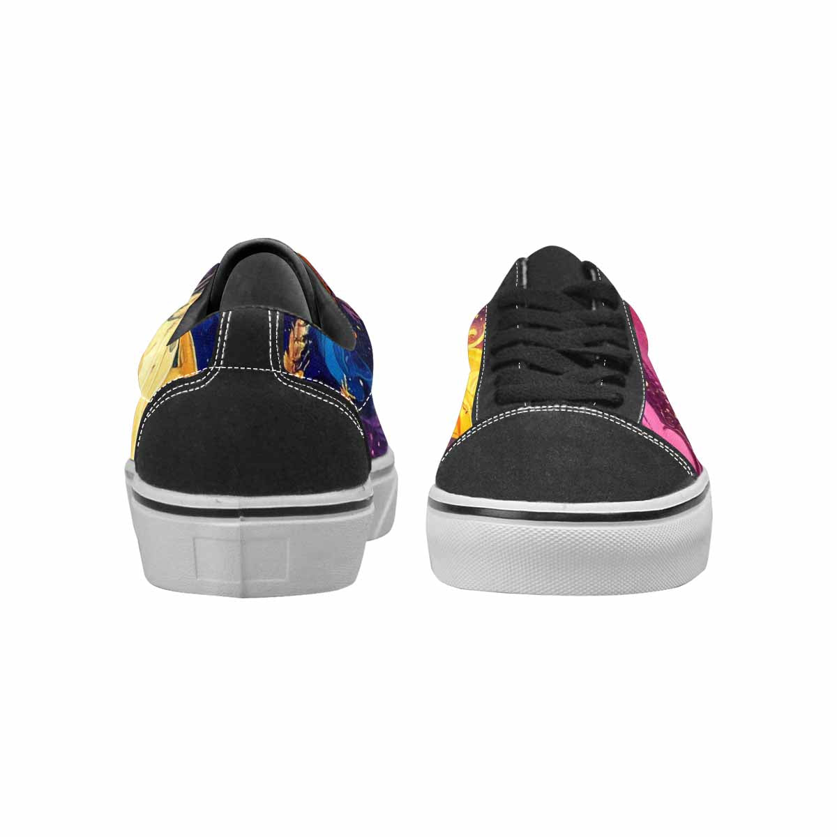 WOMEN'S Blend All Versions Canvas Lace-Up Neon Fantasy Sneakers