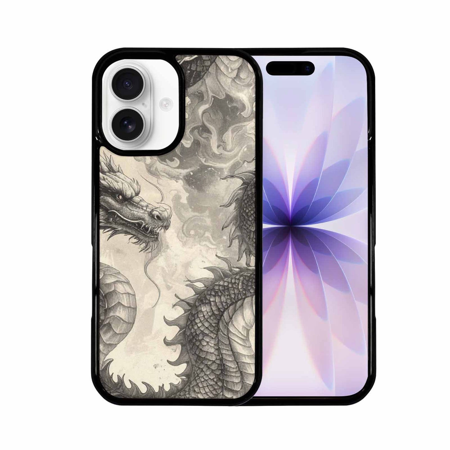 iPhone 17 Case — Retro Dragons Flame Retro Vintage, Custom Phone Case