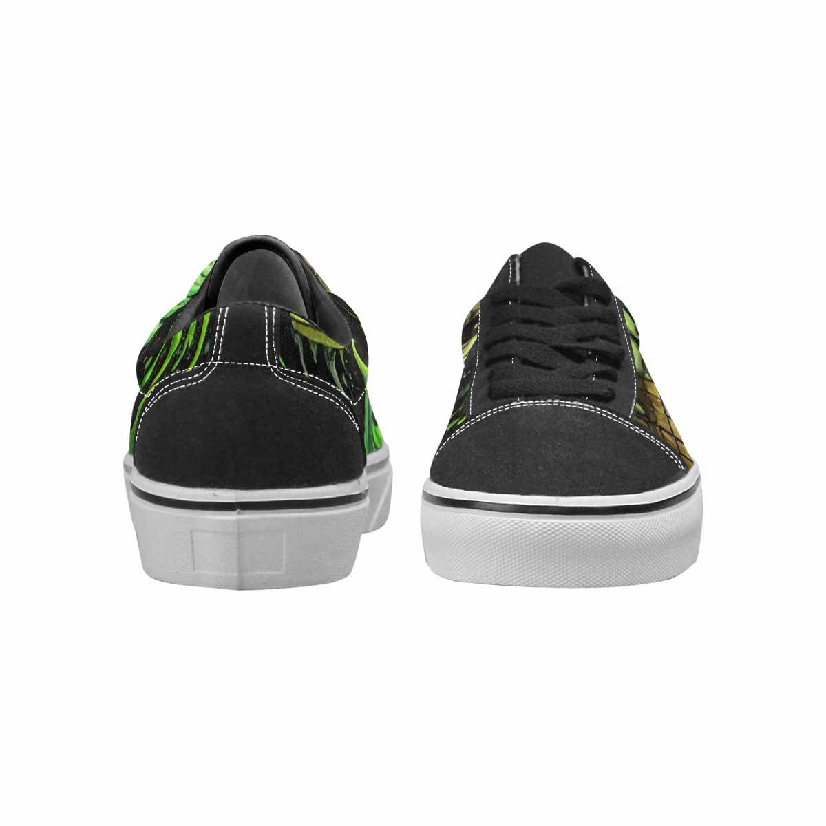 WOMEN'S Ice Cream Motif Lace-Up Canvas Dark Academia Custom Sneakers