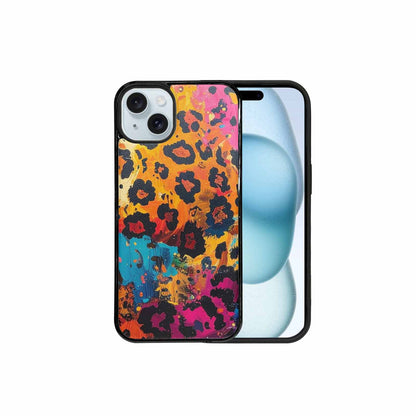 iPhone 15 Plus Case — Full Color Vibrant Animal Print Animal, Custom Designed Case Cover
