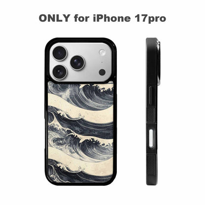 iPhone 17 Pro Case — Vintage Americana Wave Retro Vintage, Custom Made Phone Cover