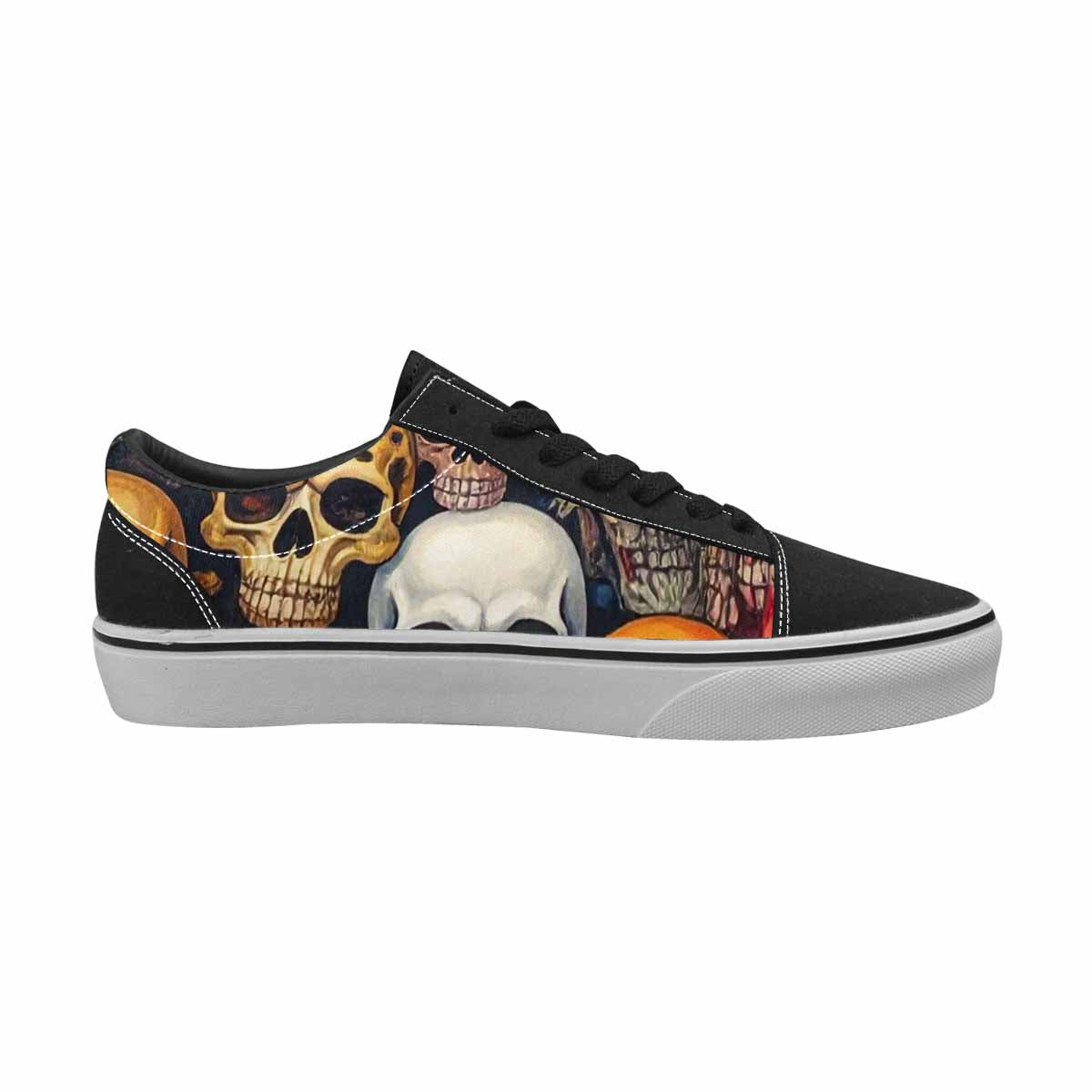 WOMEN'S Skulls Lace-Up Canvas Dreamcore Shoes