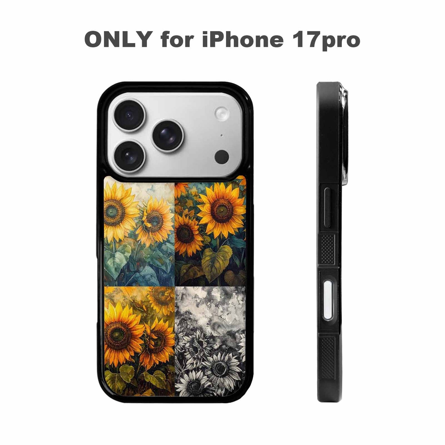 iPhone 17 Pro Case — Blend Melt Them Together Small Floral, Custom Printed Phone Case