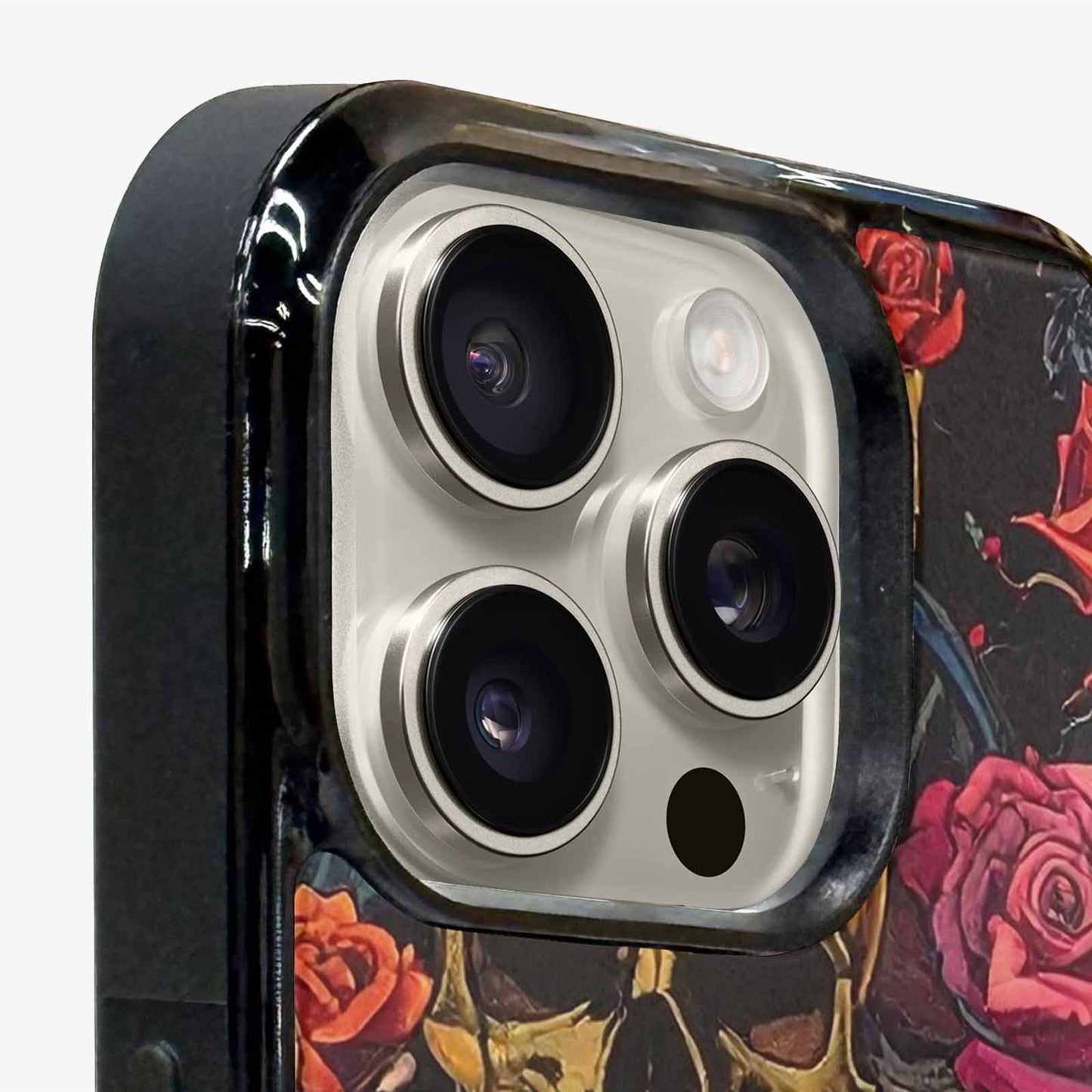 iPhone 16 Pro Max Case — Skulls And Rosesmelting Skulls A Dsq, Custom Phone Case
