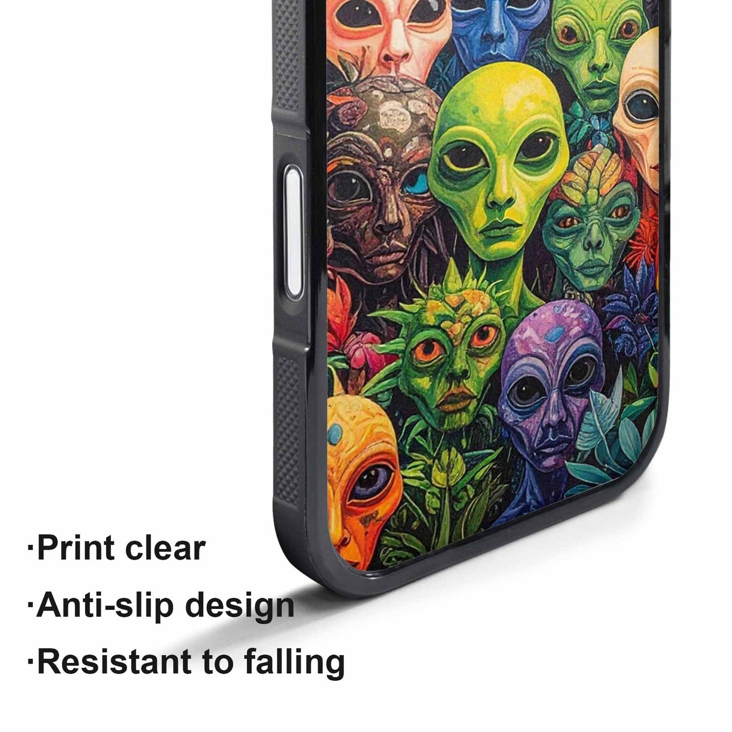iPhone 17 Air Case — Aliens Pattern Hundreds Of Sma Alien, Custom Designed Case Cover