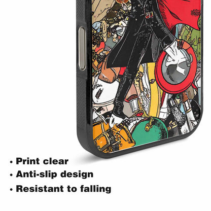 iPhone 15 Pro Max Case — Noir Spy Silhouette Pen Ink Noir, Custom Art Phone Cover
