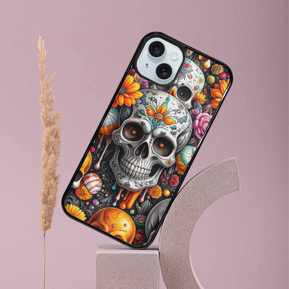 iPhone 15 Plus Case — Greyscale Black And White Dark Black, Original Design Phone Case